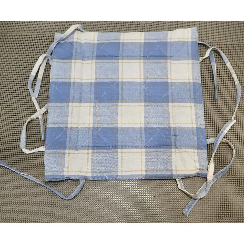 Fabric Basket Blue Plaid Quilted 8x8 Baking Dish Holder Park Imports New